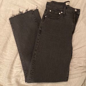 The Perfect Vintage Straight Jean Madewell, Lunar Wash, 27 Tall